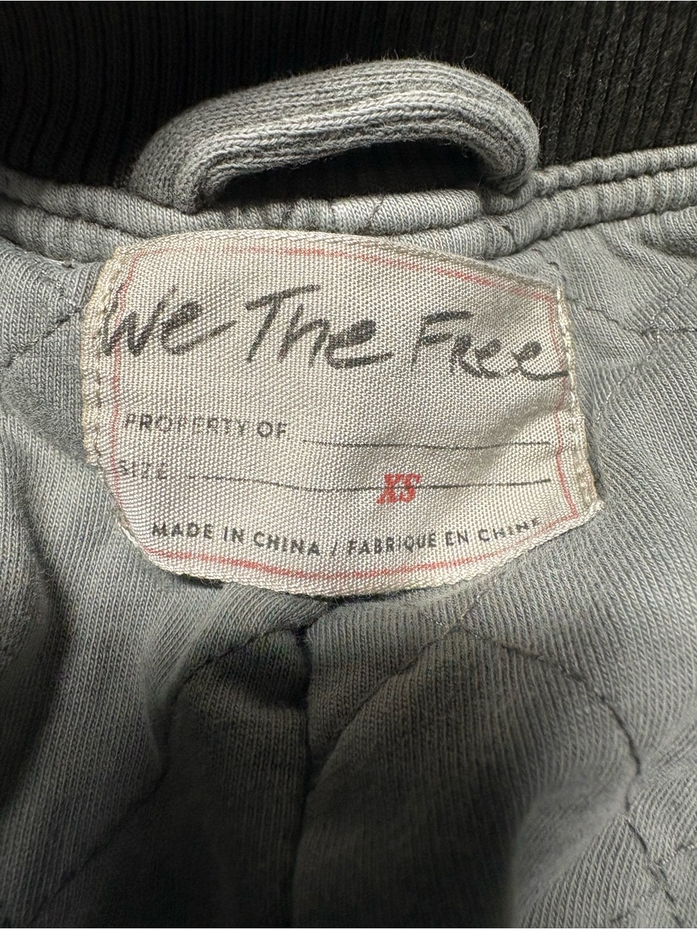 We the Free People Anything Goes bomber jacket women’s size xs washed olive - Picture 4 of 6